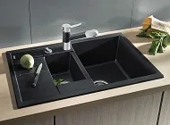 кухонные мойки из гранитной и мраморной крошки